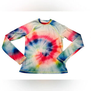 NWOT Terez Tie-Dye Long Sleeve Workout Top size XS